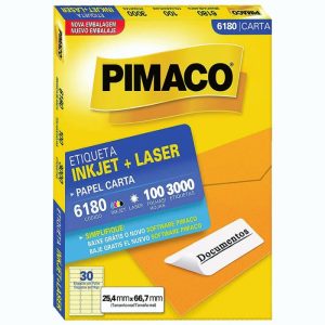 Etiqueta Laser 6180 100 folhas Pimaco
