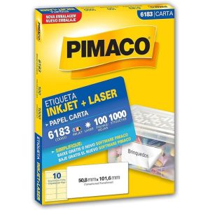 Etiqueta Laser 6183 100folhas Pimaco