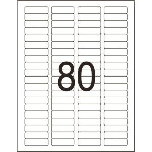 Etiqueta Laser 6187 12,7x44,45 100 folhas Pimaco