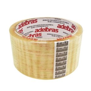 Fita Durex 18x50 Qualitape Transparente Adelbras