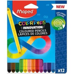 Lápis de Cor com 12 Maped Color Peps Infinity