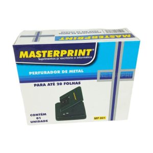 Perfurador Masterprint MP801 ate 20 folhas