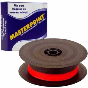 Fita Maquina Escrever Nylon Verm/Pret Olivetti Masterprint