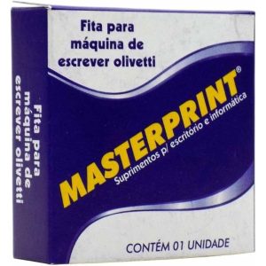 Fita Maquina Escrever Nylon Verm/Pret Olivetti Masterprint