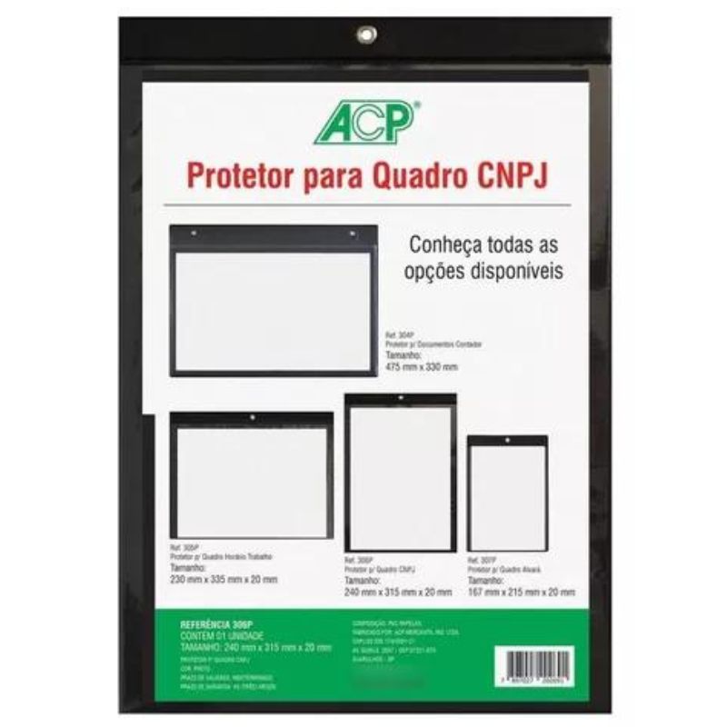 Porta Quadro CNPJ Ref 306P ACP