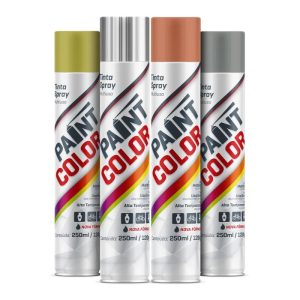 Tinta Spray 250ML Metálica Prata Paint Color
