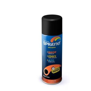 Tinta Spray 350ML Preto Fosco SPRAYNT
