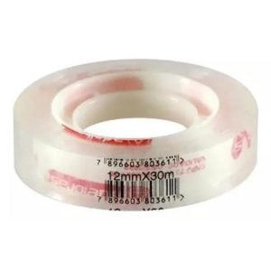 Fita Durex 12x30 Qualitape Transparente Adelbras Unidade