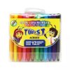 Giz de Cera Retrátil Twist Retrátil 12 Und 09010 Acrilex