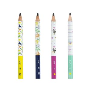 Lápis Escrever BRW Jumbo Raptors Magic Triangular Amarelo