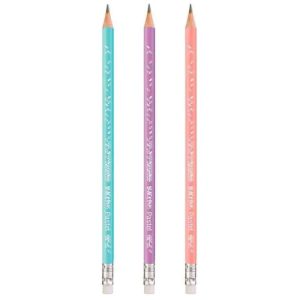 Lápis Escrever Maped BlackPeps Navy HB c/Borracha Rosa