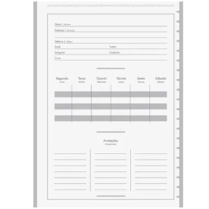 Caderneta Esp CD 1/8 80fls Stilo Jandaia