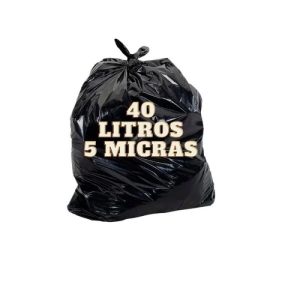 Saco Lixo 40 Litros Micra 05 c/100 unidades