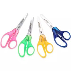 Tesoura Acrilex Escolar 22524 Cabo Color Azul